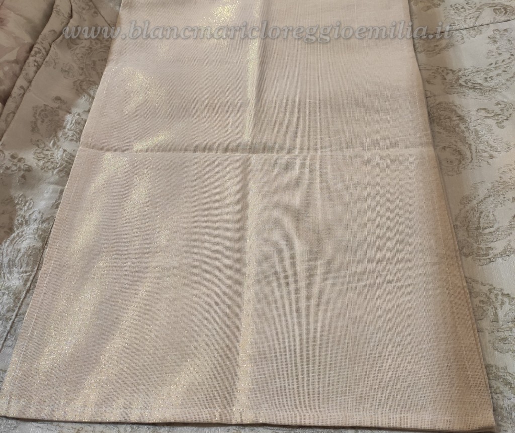 Runner gold Lurex Collection 45x140 cm Collection Blanc Mariclo - Blanc  MariClo' Reggio Emilia