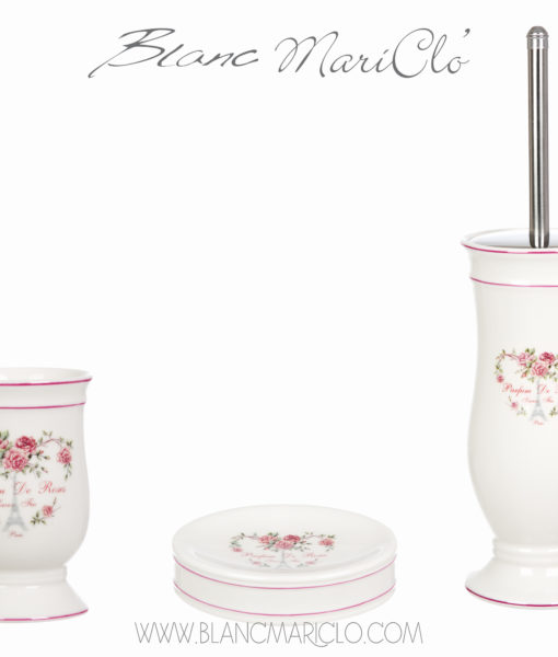 Accessori Bagno Blanc Mariclo.Set Bagno 3 Pezzi In Box Blanc Mariclo Parfum De Roses Collection Blanc Mariclo Reggio Emilia