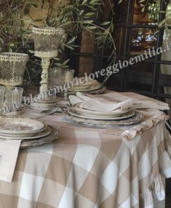 Blanc Mariclo Runner a fiori con gala Le Rose del Borgo 50x150 | Tendenze  Shabby Chic