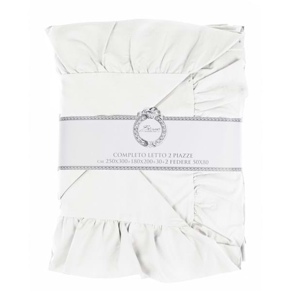 Blanc Mariclò vestiletto bianco Ruffle Collection