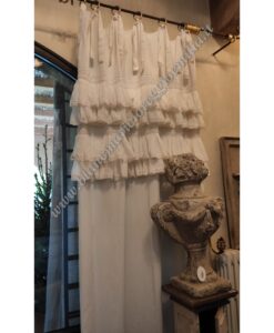 Tenda ricamata Blanc Mariclo Dentelle Collection 140x290 cm avorio - Blanc  MariClo' Reggio Emilia