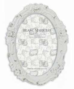 Porta foto ovale Blanc Mariclo Cavaliere della Rosa Collection