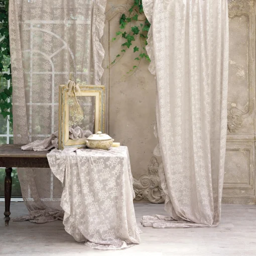 Tende pizzo Blanc Mariclo Romantic Lace 150x290 cm