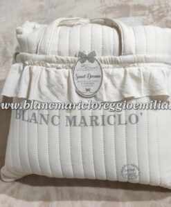 Boutis 1 piazza e mezza con gala Blanc Mariclo Sweet Dreams Naturale