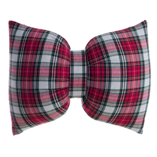 Cuscino fiocco Tartan Blanc Mariclo Ralph Collection 46x35 cm