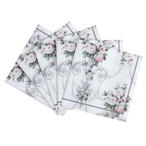 Tovaglioli carta Blanc Mariclo Vintage Floral Collection