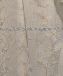 Tenda ricamata Blanc Mariclo Spring Time Collection 150x290 cm Beige A3430799BG