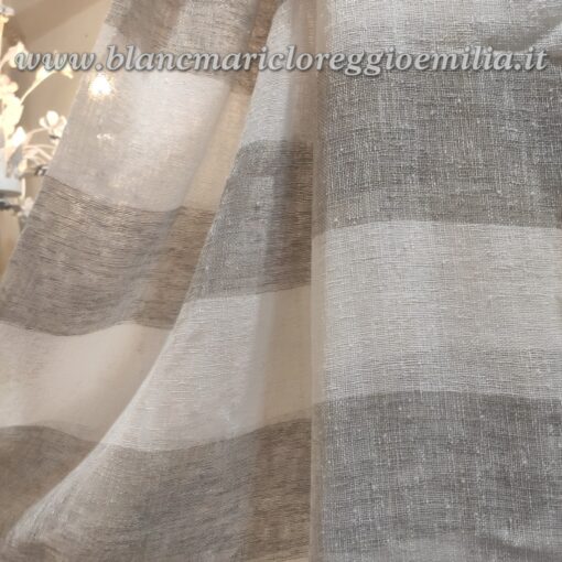 Tenda righe Blanc Mariclo Empatia Collection 150x290 cm Grigio