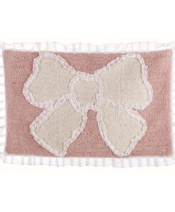 Tappeto fiocco con frill Blanc Mariclò Volant Collection Rosa