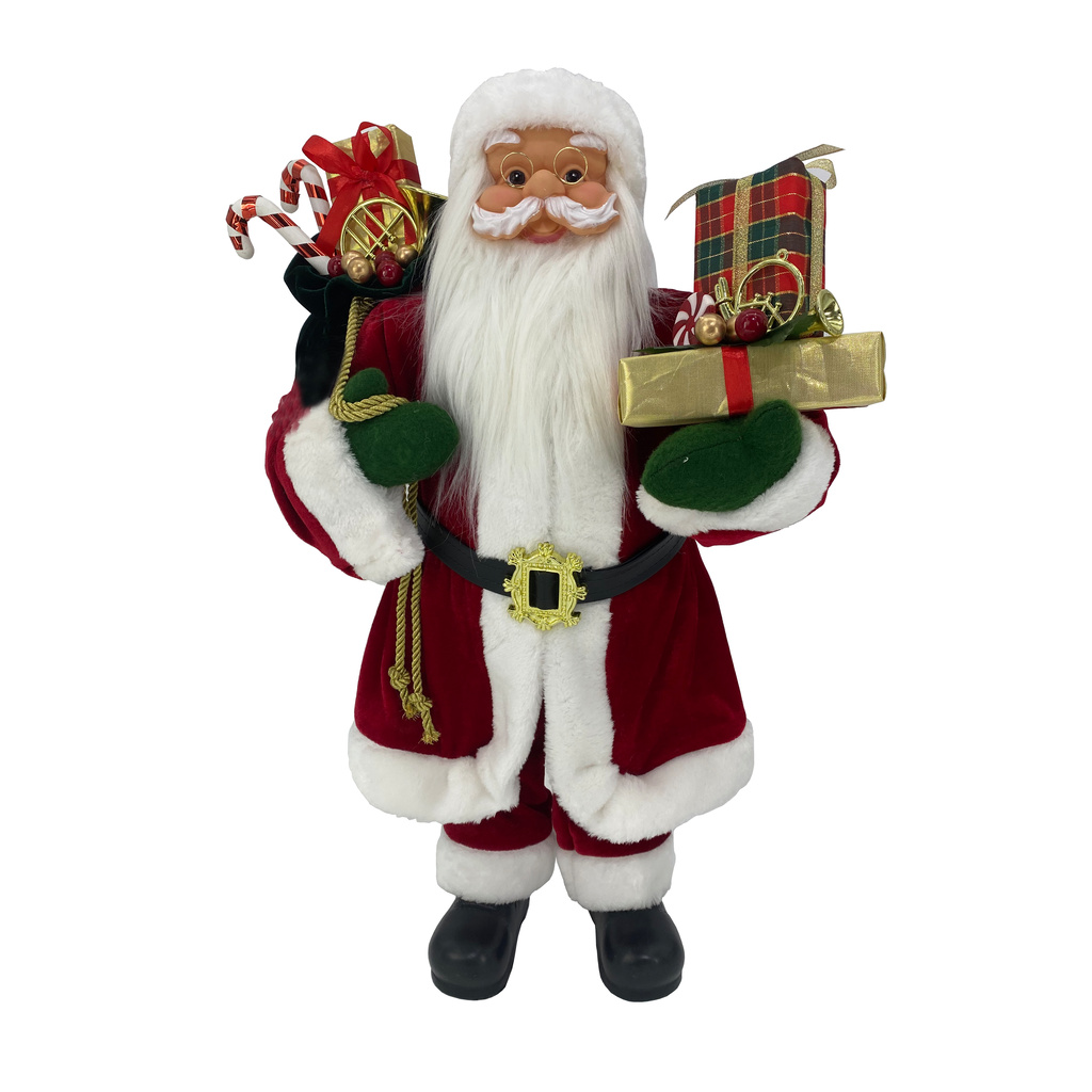 Blanc MariClò Carillon Santa Claus a LED h 24 cm
