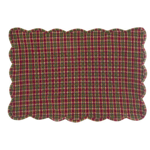 Tovaglietta boutis Blanc Mariclo Tartan 35x50 cm