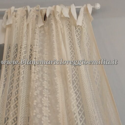 Tende in pizzo Blanc Mariclo Dentelle Collection Naturale120x270 cm