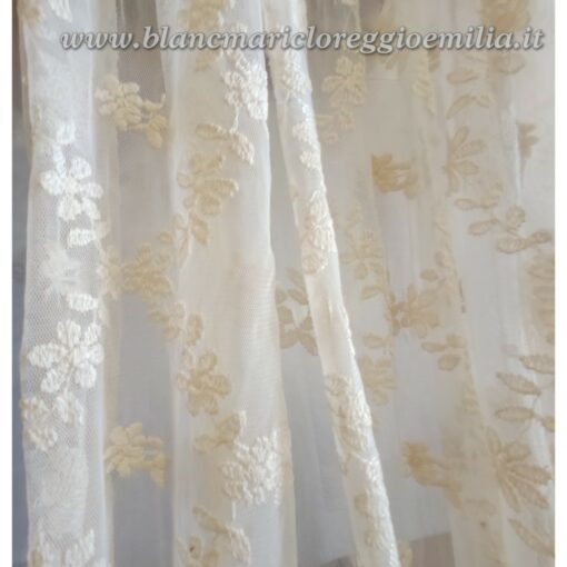 Coppia Tende in pizzo Blanc Mariclo Dentelle Collection Naturale140x290 cm