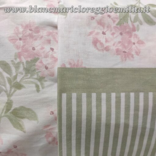 Completo letto 2 piazze Blanc Mariclo Blooming Poetry