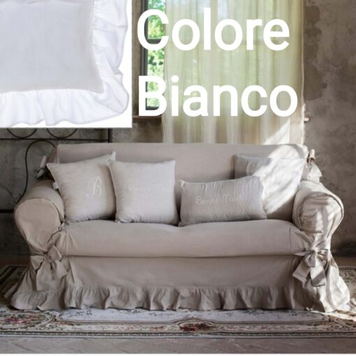 Copridivano Blanc Mariclo Bianco Basic Collection