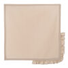 Set 6 tovaglioli con gala Blanc Mariclo Frill Collection Beige