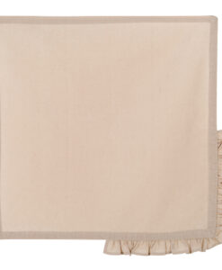 Set 6 tovaglioli con gala Blanc Mariclo Frill Collection Beige