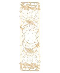 Runner cotone Blanc Mariclo La Fable Doree 45x140 cm