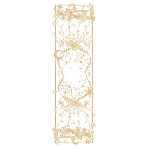 Runner cotone Blanc Mariclo La Fable Doree 45x140 cm