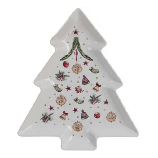 Vassoio albero Blanc Mariclo Amamelide Collection Lunghezza 31 cm