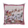 Cuscino gobelin Natale Blanc Mariclo Gobelin Collection 42x42 cm