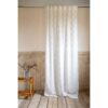 Tenda ricamata foglioline Blanc Mariclo Collection 140x290 cm Panna