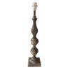 Base lume legno Blanc Mariclo Mafalda Collection H 61 cm