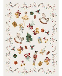 Plaid Natale Blanc Mariclo Collection 160x220 cm