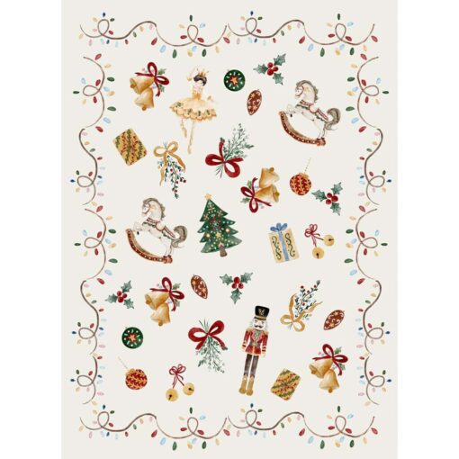 Plaid Natale Blanc Mariclo Collection 160x220 cm