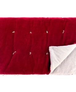 Fondoletto in velluto Blanc Mariclo Velvet 80x220 cm Rosso