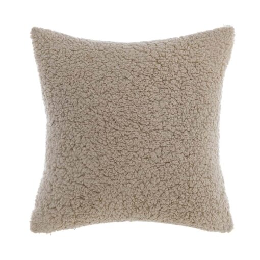 Cuscino velluto stampato retro sherpa Blanc Mariclo 45x45 cm