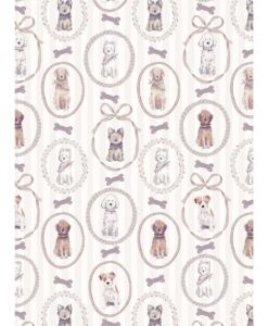 Plaid sherpa Blanc Mariclo Lovely Pets 440 gsm 140x170 cm Cani