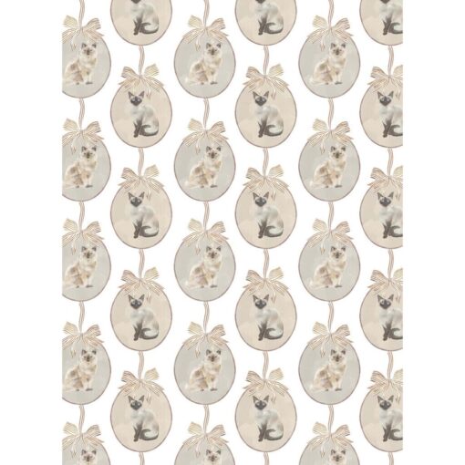 Plaid sherpa Blanc Mariclo Lovely Pets 440 gsm 140x170 cm Gatti