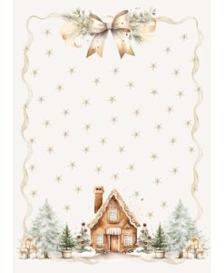 Plaid Natale Blanc Mariclo Collection 160x220 cm Baita