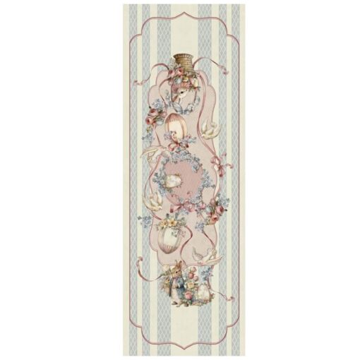 Runner Blanc Mariclo Joyeuse Paque 50x150 cm