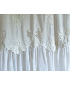 Tende ricamate Blanc Mariclo Dentelle Collection 140x290 cm