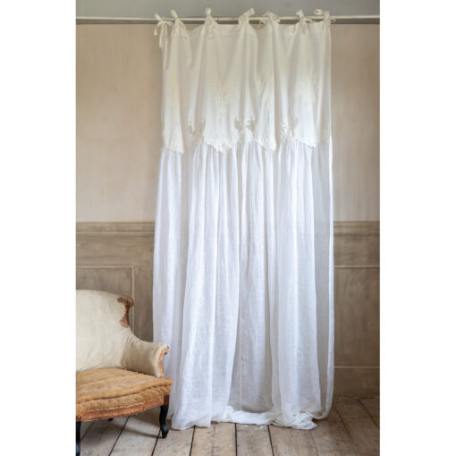 Tende ricamate Blanc Mariclo Dentelle Collection 140x290 cm