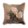 Cuscino Blanc Mariclo in velluto con frange 45x45 cm Rose