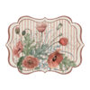 Tovaglietta vinile Blanc Mariclo Coquelicot Collection 45x35 cm