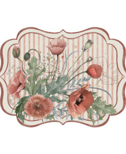 Tovaglietta vinile Blanc Mariclo Coquelicot Collection 45x35 cm